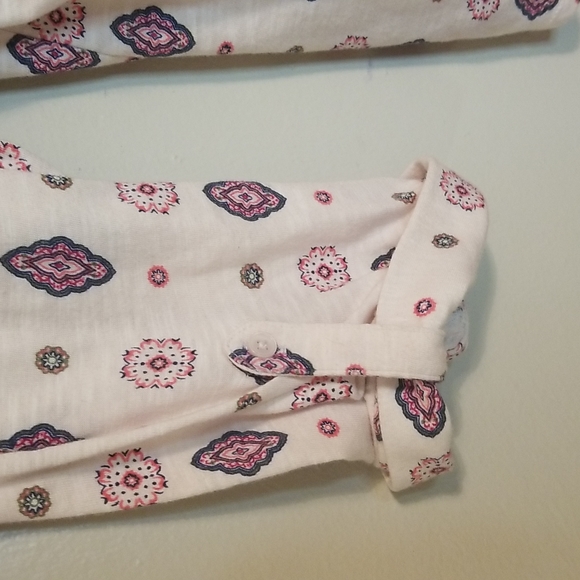 Boho Button Up Long Sleeve Flowy Blouse Westport 3X - Picture 7 of 7